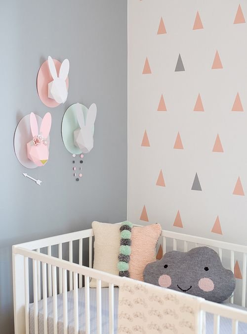 ideias para decorar as paredes do quarto de bebê e das crianças - Just Real Moms